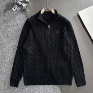 Half zip Ralph laurent noir